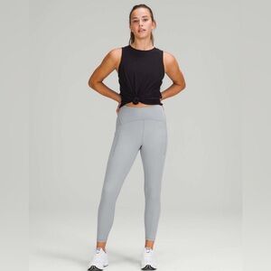 Lululemon Power Thru High-Rise Tight 25" Rhino Grey leggings size 6